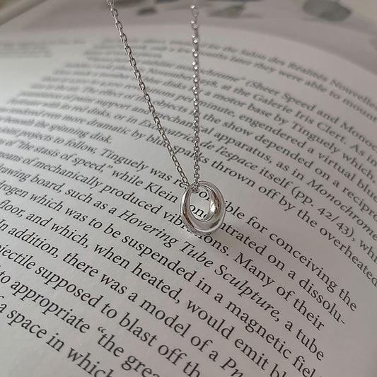 Rose Gold Infinity Pendant Necklace